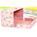 caja de almacenamiento de cartón plegable decorativa